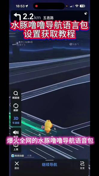 《辰辰超爱玩》水豚噜噜导航语音包获取教程#水豚噜噜 #水豚噜噜语音包 #水豚噜噜导航 #水豚噜噜导航语音包 #噜噜大王