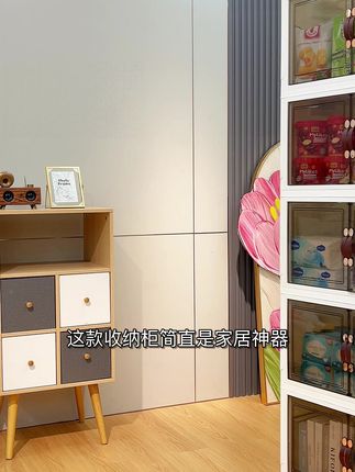 有了这样的收纳柜再也不用担心找不到东西了,容量超大,轻奢风格颜值很高~#收纳整理#居家好物#置物架