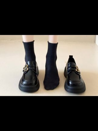 厚底小皮鞋女英伦风2025年春秋新款ins百搭黑色复古小众增高单鞋#单鞋推荐 #单鞋女鞋 #单鞋好看又百搭 #单鞋合集 #单鞋柔软透气