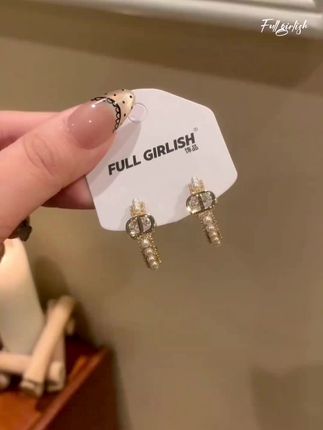 FULL GIRLISH耳环02396轻奢几何圈圈耳钉耳饰#耳钉 #耳钉耳环推荐 #耳钉耳环 #耳钉耳饰 #耳钉推荐