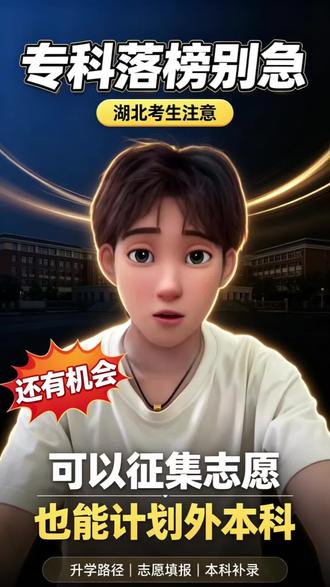 最后能上大学的机会#湖北征集志愿 #专科滑档落榜怎么办 #计划外招生 #滑档和退档 #自由可投
