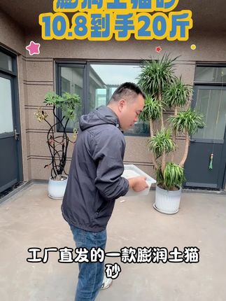 20斤装膨润土猫砂只要10.8#猫砂 #猫砂推荐 #新手养猫 #萌宠出道计划 #超便宜超划算