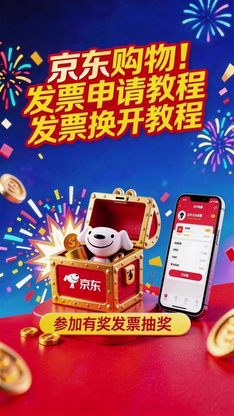 京东发票开具&换开教程 #有奖发票 @财税鑫说