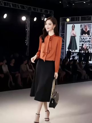 #好身材好气质 #时装搭配 #穿衣搭配 #女性穿搭 #长袖衬衫穿搭
