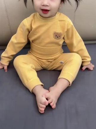 #亲子 #宝妈分享 #儿童家居服 #童装 #秋衣秋裤
