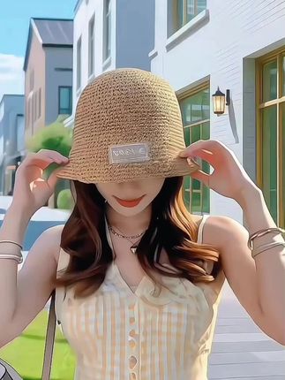 #百搭遮阳帽 #渔夫帽 #春夏出游美不怕晒 #夏季遮阳帽 #越晒越友