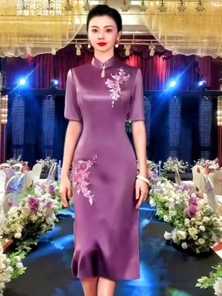 #婚礼妈妈礼服 #婚礼旗袍 #高贵奢华婚庆礼服 #优雅气质 #婚宴妈妈装