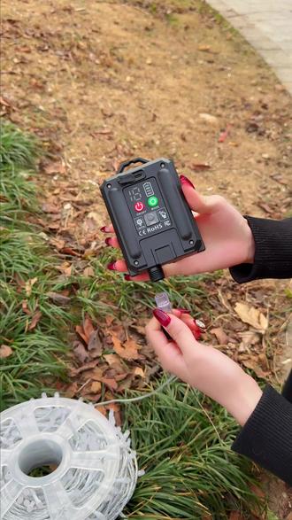 太阳能彩灯串50米加三米延长线,240颗灯珠,太阳能充电,充电线也可以充电,彩色暖色马卡龙色三色合一可遥控器调节#太阳能彩灯串