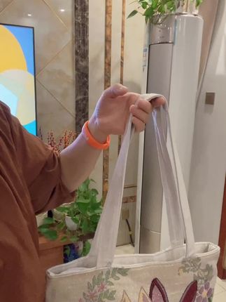 民族风收纳包双面刺绣手提包手拎外出手机零钱包随身包上班小拎包#种草 #上热搜 #手提包#单肩包#记录生活
