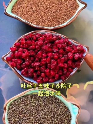 正品五味子莬丝子沙苑子 兔丝泡水喝精选原料#菟丝子五味子沙苑子 #菟丝子 #五味子 #沙苑子 #菟丝子五味子沙苑子组合