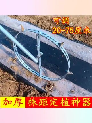 #五金工具优选 定植株距器农用西瓜蔬菜育苗地膜烟苗开孔工具定植滚动测距尺寸#定植株距器 #定植株距神器 #五金百货工具 #五金工具优选