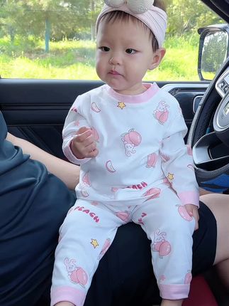 柔软舒适又透气宝宝秋衣秋裤纯棉家居服套装儿童分体睡衣婴儿长袖打底秋季衣服#儿童秋衣秋裤套装 #母婴好物 #童装厂家直供 #宝妈推荐 #面料柔软舒适