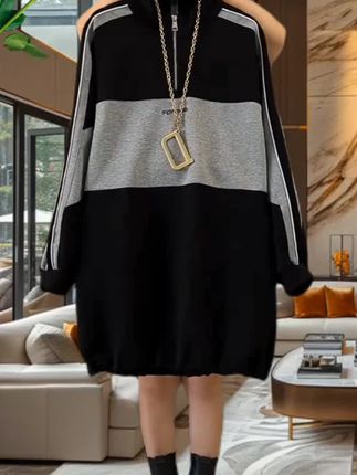 #大码女装120到220斤#不怕你胖就怕你不时尚#谁穿谁好看#秋冬装新款#遮肚子藏肉穿出高级感