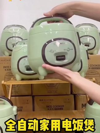 金正迷你电饭煲一键煮饭1.8升2人家用小型全自动宿舍不粘电饭锅#电饭煲 #日常生活 #家用电器