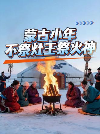 小年不只有灶王爷:蒙古草原上的祭火仪式,藏着怎样的文化密码?#非遗祈福百景图 #今日小年 #AI @抖音小助手