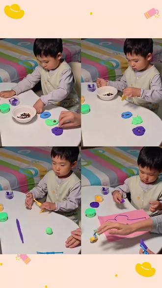 几盒彩泥粘土,满足2岁以上宝宝的手部精细动作和早教游戏,带宝宝快玩起来吧!解锁彩泥的无限可能。#超轻粘土 #两岁宝宝精细动作#两岁宝宝手部 #早教游戏