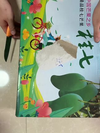 开箱桂七芒和大台芒 大家对比下#应季水果