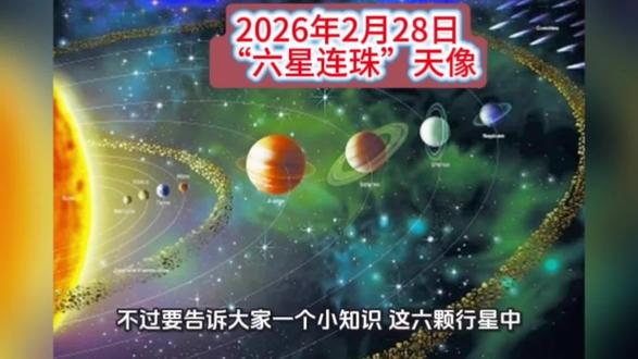 2026年2月28日六星连珠#宇宙天像#天文奇观