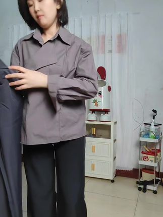 【美式新款复古黑色微喇西装裤直筒修身低腰显瘦休闲拖地垂感裤子】#高级感穿搭 @巨量千川