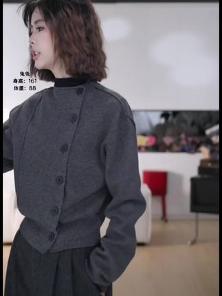 【FLARE SOIL】腰包裤韩系极简阔腿裤口袋毛呢裤拼接长 【FLARE SOIL】腰包裤韩系极简阔腿裤口袋毛呢裤拼接长裤 T4847B