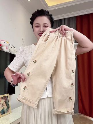 给女儿淘了一条纯棉韩版花苞裤,巨洋气巨好看!关键价格太给力了!#高品质童装 #休闲裤 #谁穿谁好看系列 #童裤 #女童休闲裤