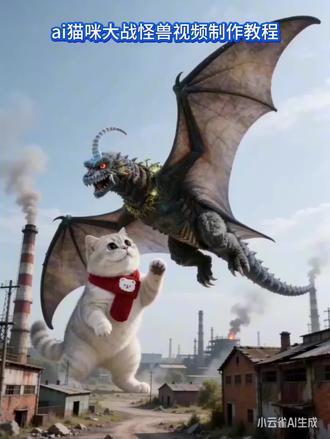 ai猫咪大战怪兽视频制作教程来了#小云雀AI #小云雀爆款马上成片 #小云雀seedance#猫咪大战怪兽 #猫咪打怪兽 小云雀ai怪兽教程 小云雀ai生成视频 小云雀ai怪兽打架 小云雀ai怪兽指令 萝卜纸巾猫咪 猫咪大战怪兽ai生成 猫咪大战怪兽ai提示词 猫咪大战怪兽ai特效教程 猫咪大战怪兽ai 猫咪大战怪兽ai照片 猫咪大战怪兽 猫咪打怪兽ai 猫咪大战怪兽ai图片指令 猫咪大战怪兽ai生成指令