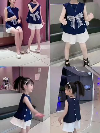 #高品质童装 #面料柔软舒适 #儿童穿搭分享 #潮酷穿搭 #生女儿就是用来打扮的