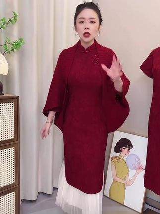 #新中式穿搭 #旗袍美人 #连衣裙 #国风旗袍 #国风美永不过时