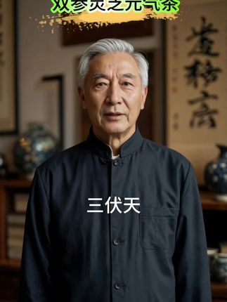 三伏天是一年中恢复元气的好时节,每天来一杯 #双参灵芝元气茶 一整天元气满满