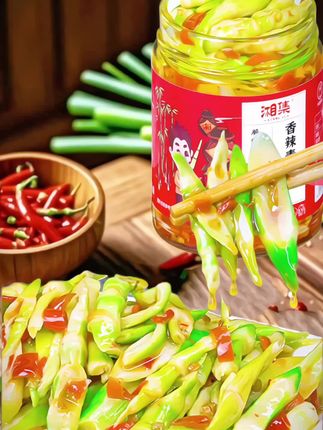 香辣青笋尖 地道湘味,精选嫩笋尖,鲜嫩爽口,酸辣入味!#青笋尖#笋#美食 #家常菜 #下饭菜 @抖音