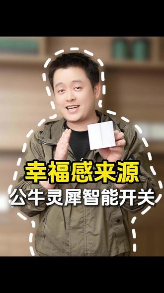 回家幸福感来源,公牛灵犀智能开关
