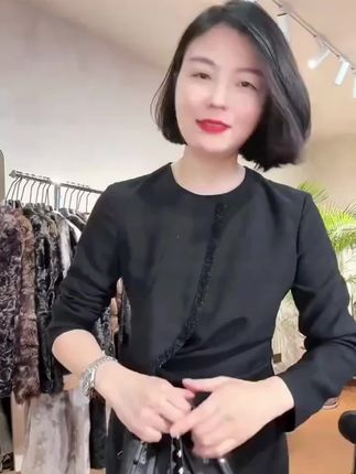 T气质通勤显瘦轻奢法式收腰圆领秋季连衣裙2901#轻奢女装#不挑年龄不挑身材#显瘦穿搭#气质穿搭#时尚穿搭