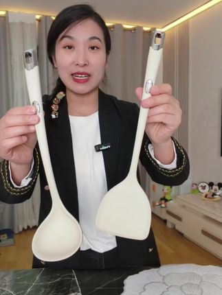 涂层锅不粘锅专用锅铲,不起包不变形,耐高温220℃#锅铲#硅胶锅铲#炒菜铲#厨房好物#超便宜超划算