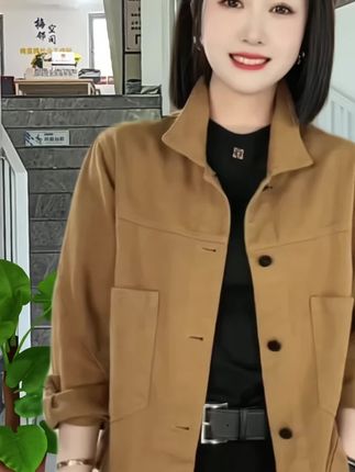 #短款牛仔外套 #休闲时尚 #减龄气质 #春秋新款 #创作灵感