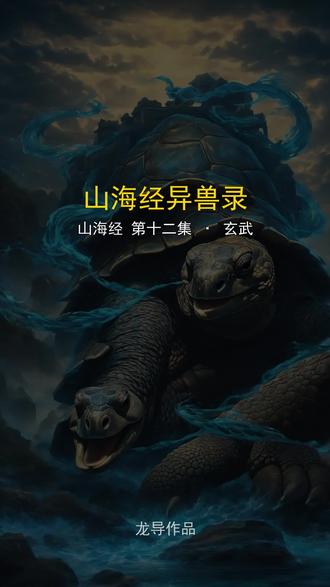 山海经异兽录 第十二集 · 玄武|龟蛇合体,北方之神,四灵中