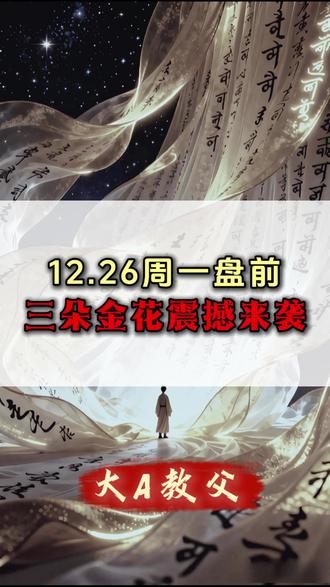 12月26日周一盘前 #股民 #股市 #股票 #交易 #财经