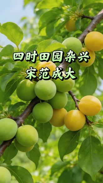 四时田园杂兴
#四年级下册语文课堂笔记重点 #每天学习一点点 #四时田园杂兴其二十五诗配画 #教育小常识