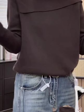 一字翻领设计优雅舒适打底针织衫毛衣25秋季显瘦气质时尚百搭上衣#抖音小助手 #爆款热卖中 #推给大数据需要的人 #好物推荐🔥 #一字翻领针织毛衣