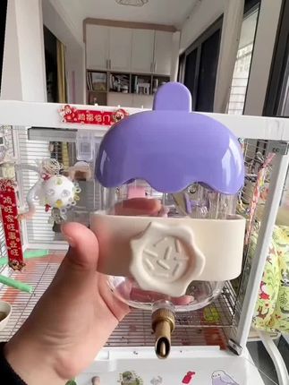 #鹦鹉喝水器 #鹦鹉撞针饮水器 #养鸟必备工具