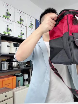 德力西正品!大小工具都能装的工具收纳包,非常厚实,想用坏都很难#工具收纳包 #五金工具收纳箱 #工具包塑料底座 #工具包 #工具收纳