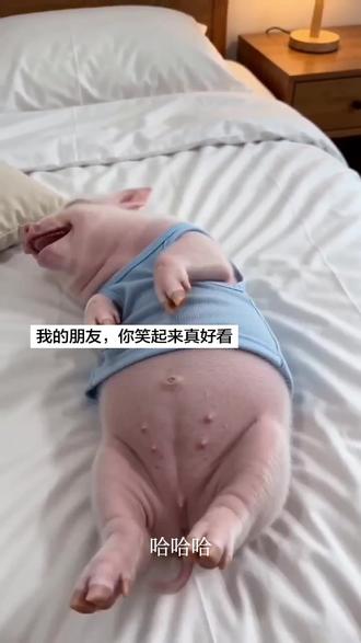 是谁我不说 #AI床上的挠痒互动 #随变ai随便玩 #抖音玩法合伙人计划 #AI宠物