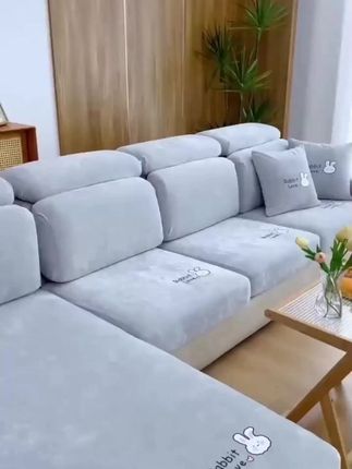丁香兔加厚沙发套,四季通用,简约全包设计,防水防污易清洗,一罩焕新客厅!#居家好物 #家居好物 #沙发套#巨量算数 #dou+小助手