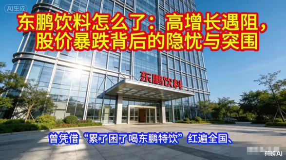东鹏饮料怎么了:高增长遇阻,股价暴跌背后的隐忧与突围#抖音热点#抖音小助手 #近期行情 #调资 #股票调研