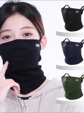 #运动防护 #防风面罩 #骑行装备 #跑步配件 #户外运动 GUMAO秋季防风面罩保暖户外运动骑行挂耳围脖跑步套头