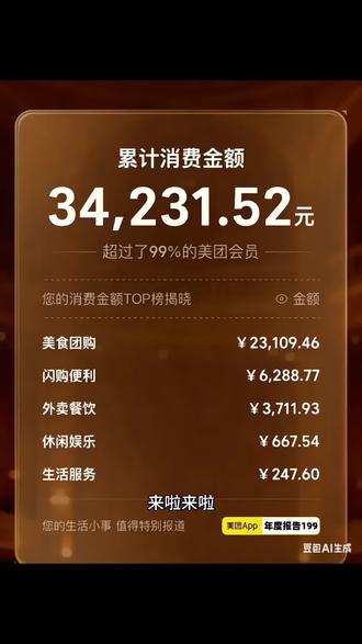 #美团年度报告 2025年美团年度报告总结教程来啦#人类对豆包的开发不足百分之一 #豆包立大功 #美团年度账单 美团年度账单总结报告
