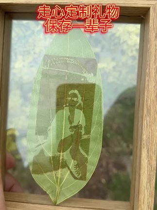 叶子照片定制 树叶画定制照片 叶雕定制照片 走心礼物生日礼物 #手工创意 #树叶画 #叶雕 #走心礼物