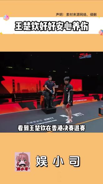 期待王楚钦重返赛场 #王楚钦 #乒乓球 #WTT香港总决赛 #王楚钦退赛