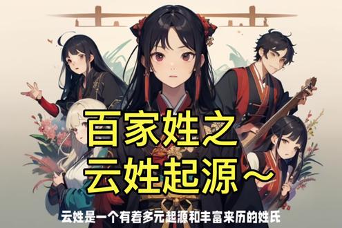 百家姓---云姓起源及历史名人~
