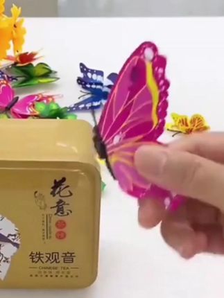 3D立体双层仿真蝴蝶冰箱磁吸贴背景墙装饰品#3D立体双层 #3d立体双层蝴蝶磁吸贴 #3d立体双层仿真蝴蝶 #3d立体双层仿真蝴蝶冰箱磁吸贴 #冰箱磁吸贴