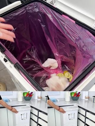 给婆婆用了才知道这种大容量的双层垃圾桶有多香,摘菜扔垃圾不用弯腰,放厨房用太合适 了#垃圾桶 #双层垃圾桶 #厨房好物 #分类垃圾桶 #厨房垃圾桶